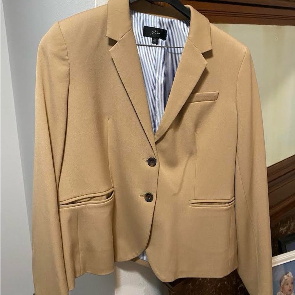 J. Crew women’s camel blazer size L